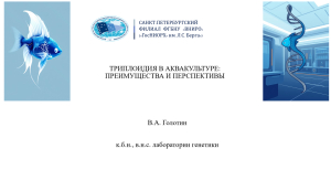 В Санкт-Петербургском филиале ВНИРО состоялся онлайн-семинар о преимуществах и перспективах использования триплоидии в аквакультуре